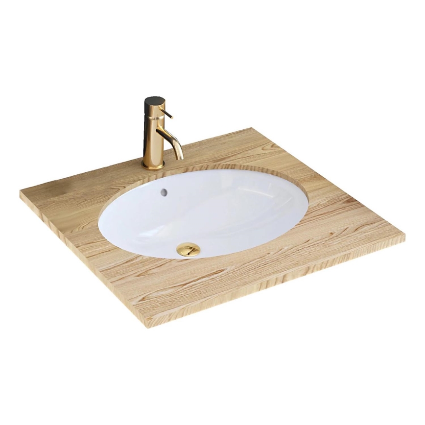 REA-U6330 - Ugradni umivaonik NEL 39x47,5 cm keramika/sjajna bela