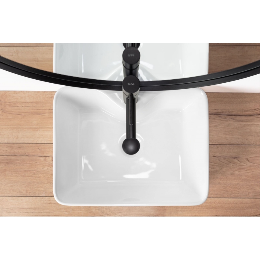 REA-U6524 - Umivaonik za radnu ploču KELLY 38x49 cm keramika/sjajna bela