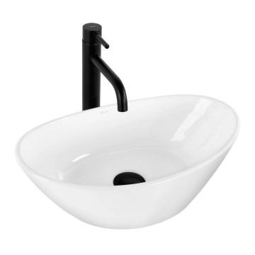 REA-U6802 - Umivaonik na ploču KATE 27x45 cm keramika/sjajna bela