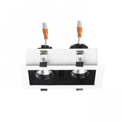 RED - Design Rendl - R12857 - LED ugradna svetiljka BONDY 2xLED/7W/230V