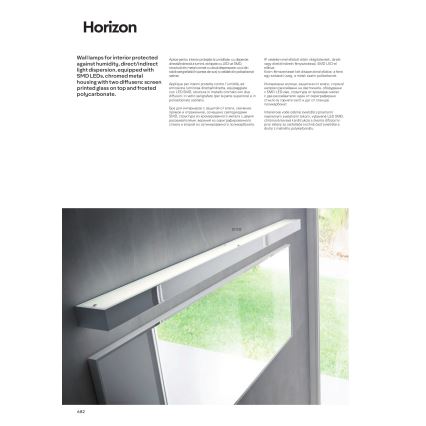 Redo 01-1132 - LED osvetljenje za ogledalo u kupatilu HORIZON LED/30W/230V 120 cm IP44