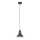 Redo 01-1279 - Luster na sajli PEEP, 1xE27/42W/230V, prečnik 16,5 cm, crni