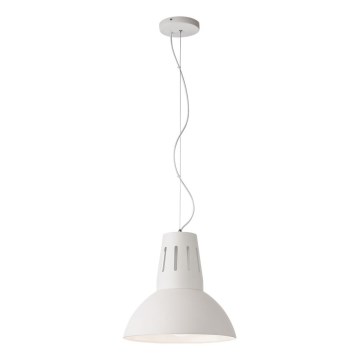 Redo 01-1282 - Luster na sajli PEEP 1xE27/42W/230V prečnik 34,5 cm bela