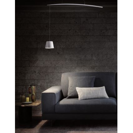 Redo 01-1497 - LED luster na sajli LOLLI LED/6W/230V bela