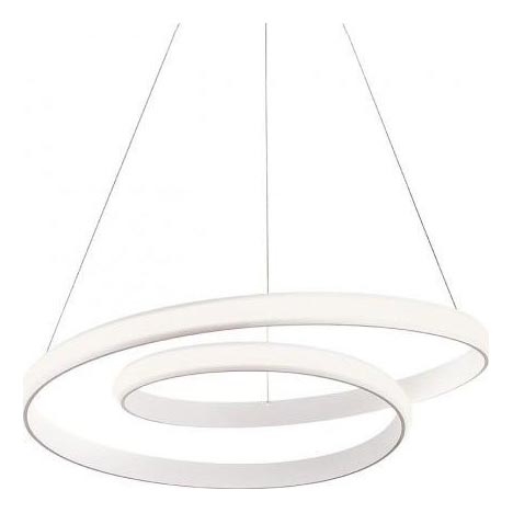 Redo 01-1888 - LED prigušiva luster na sajli TORSION LED/29W/230V prečnik 55 cm bela