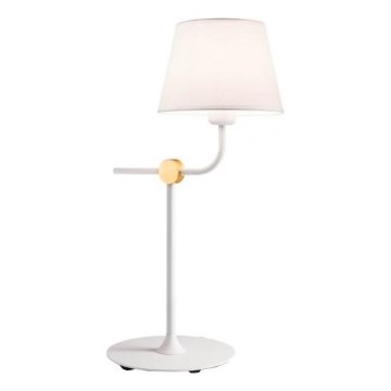 Redo 01-1980 - Stona lampa MORRIS 1xE27/42W/230V bela