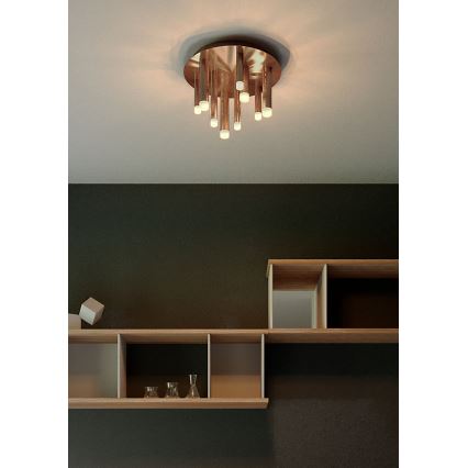 Redo 01-2040 - LED plafonsko svetlo MADISON 9xLED/4W/230V, u boji bakra