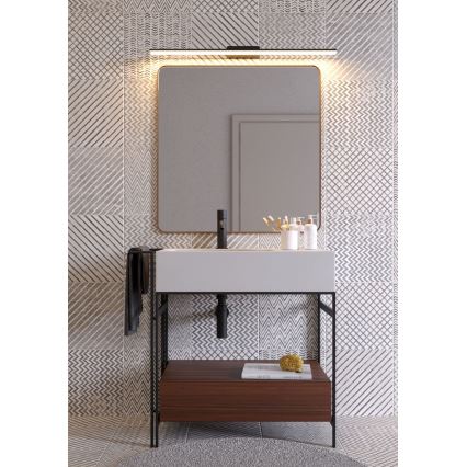 Redo 01-2512 - LED osvetljenje za kupatilsko ogledalo BARRIO LED/34,32W/230V 120 cm CRI 90 IP44 crna