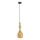 Redo 01-2937 - Luster AMBIX na sajli 1xE27/42W/230V, prečnik 18 cm, zlatna