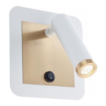 Redo 01-3091 - LED zidni reflektor CLOSER LED/6W/230V bela