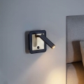 Redo 01-3092 - LED zidno spot svetlo CLOSER LED/6W/230V crno