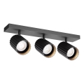 Redo 01-3406 - Spot svetiljka DELPHI 3xGU10/7W/230V crna
