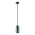 Redo 01-3475 - Luster na sajli BOOM 1xGU10/10W/230V, prečnik 7,6 cm, zelene boje