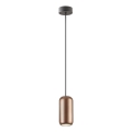 Redo 01-3476 - Luster na sajli BOOM 1xGU10/10W/230V Ø 7,6 cm braon