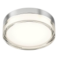 Redo 01-3725 - LED plafonsko svetlo za kupatilo FRISBI LED/8W/230V Ø 15 cm CRI 90 IP44 sjajni hrom