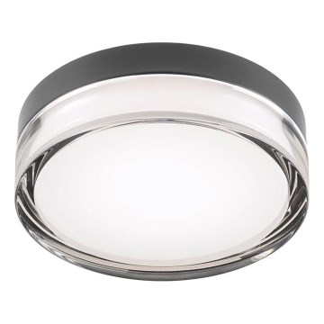 Redo 01-3733 - LED stropno svetlo za kupatilo FRISBI LED/8W/230V prečnik 15 cm CRI 90 IP44 crna