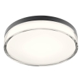 Redo 01-3736 - Plafonsko LED svetlo za kupatilo FRISBI LED/18W/230V prečnik 28 cm CRI 90 3000/4000K IP44 crna
