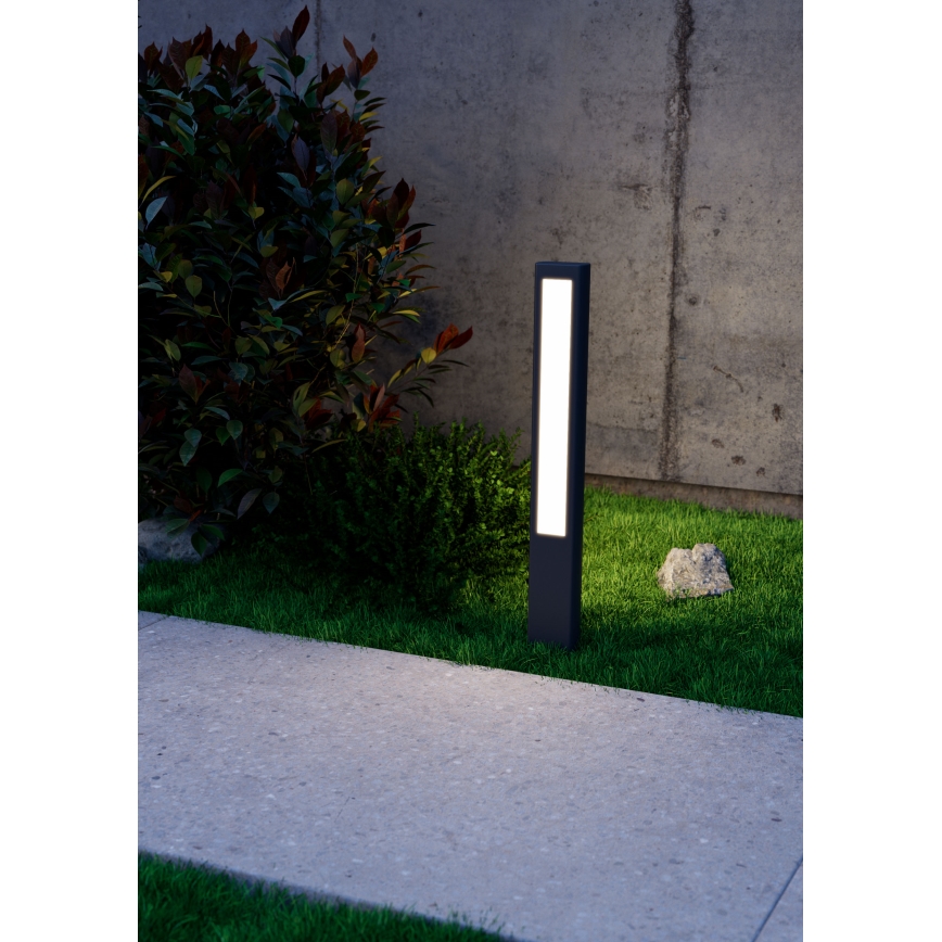 Redo 90125 - LED spoljna lampa DOLMEN LED/12,44W/230V 80 cm IP54 antracit