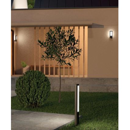 Redo 90125 - LED spoljna lampa DOLMEN LED/12,44W/230V 80 cm IP54 antracit