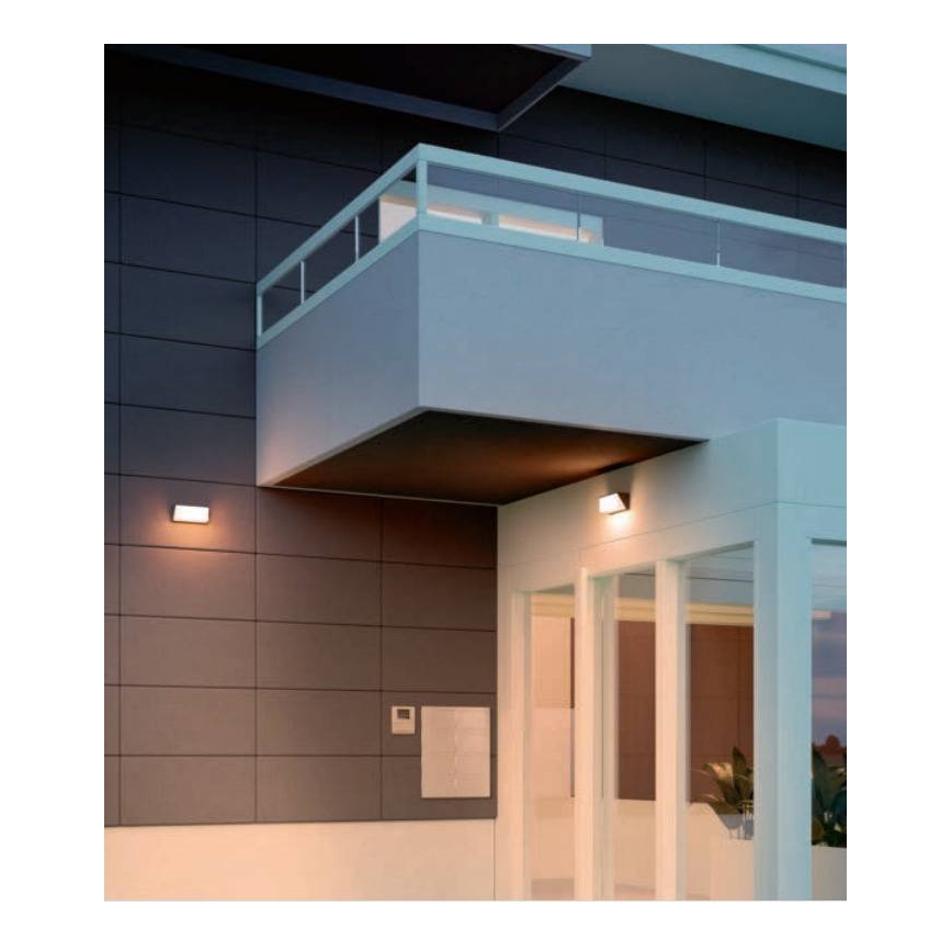 Redo 90239 - SPECTRA LED spoljašnja zidna svetiljka LED/16W/230V 3000K IP54 braon