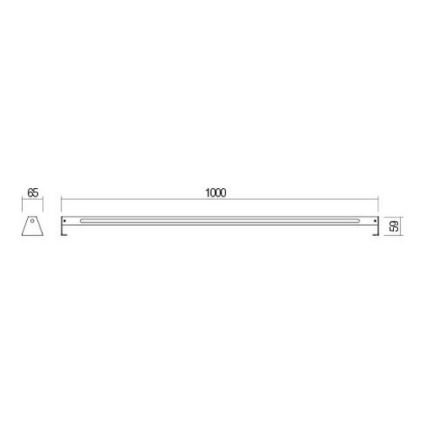 Redo 90242 - Spoljašnja lampa TACK IP65 LED/15W/230V 3000K IP65 antracit