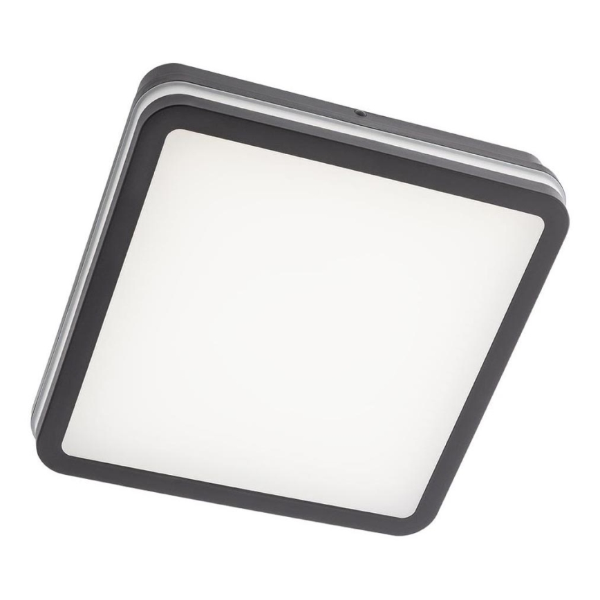 Redo 90288 - LED spoljašnje plafonsko svetlo ISOLA LED/24W/230V 26x26 cm 3000/4000/6500K IP54 antracit