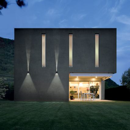 Redo 90296 - LED spoljašnje zidno svetlo VARY 2xLED/10W/230V 3000K IP54 antracit