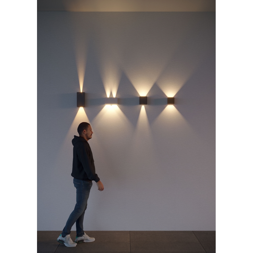 Redo 90300 - LED spoljašnje zidno svetlo VARY 4xLED/5W/230V 3000K IP54 bela