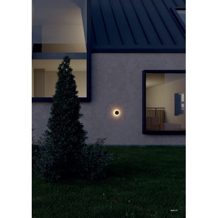 Redo 90369 - LED spoljašnje zidno svetlo AURA LED/8W/230V 3000K IP65 antracit