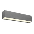 Redo 90394 - spoljašnja zidna LED svetiljka OMNIA LED/12W/230V 3000K IP54 siva