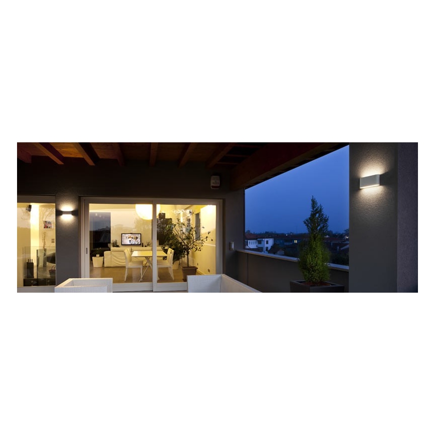 Redo 90451 - LED spoljašnje zidno svetlo KLIPPE LED/24W/230V 3000K IP54 belo