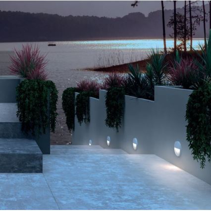 Redo 90472 - LED spoljno zidno svetlo LANDER LED/3W/230V IP54 belo