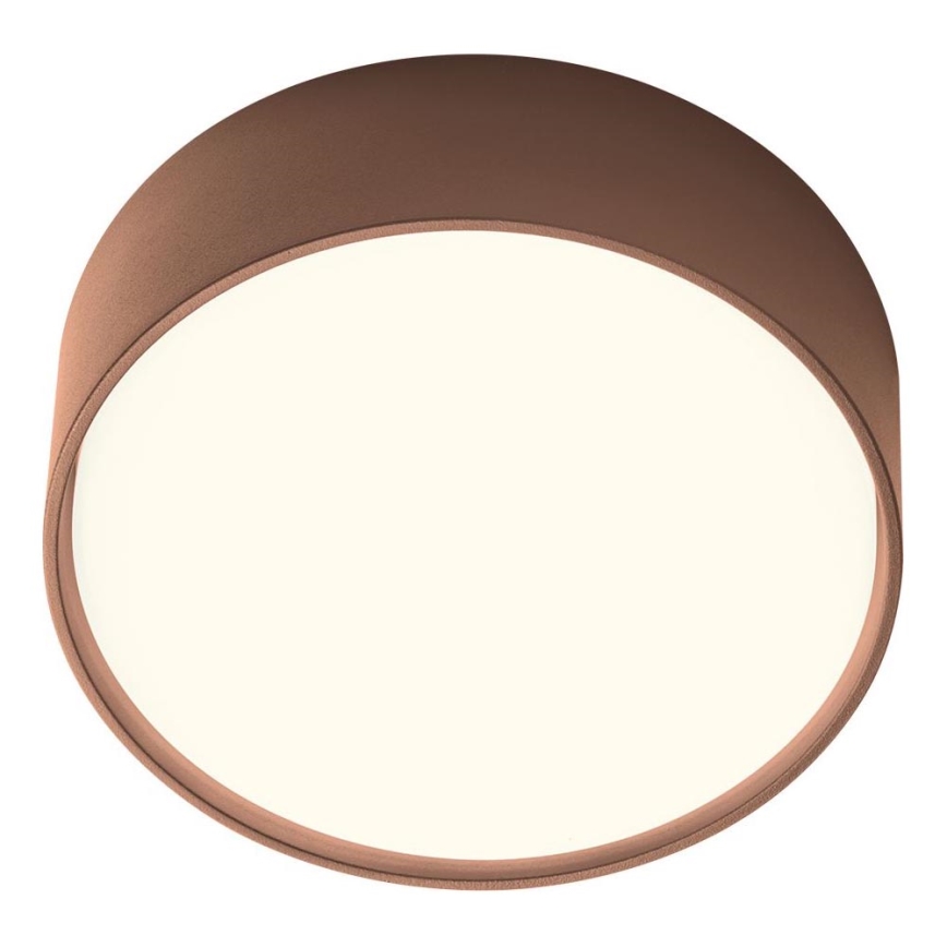 Redo 90496 - LED spoljašnje plafonsko svetlo URANIA LED/10W/230V, prečnik 16 cm, 3000K, IP65, smeđa