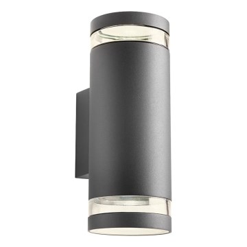 Redo 90518 - Spoljno zidno svetlo CARGO 2xGU10/28W/230V IP54 antracit