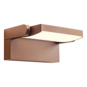 Redo 90585 - LED spoljašnja zidna svetiljka FLIP LED/20W/230V CRI 90 3000K IP54 braon