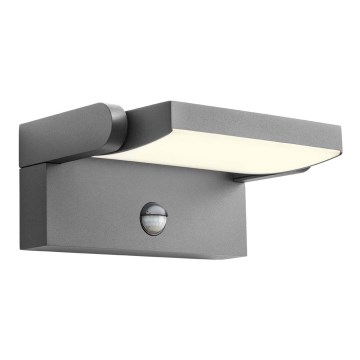 Redo 90587 - LED spoljašnje zidno svetlo sa senzorom FLIP LED/20W/230V CRI 90 3000K IP54 antracit