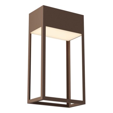 Redo 90604 - LED spoljašnje zidno svetlo STAND LED/20W/230V 3000K CRI 90 IP65 braon