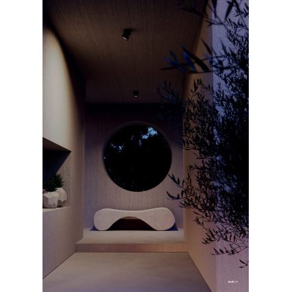 Redo 90628 - LED spoljašnje spot svetlo SHAFT LED/13W/230V 3000K prečnik 9 cm IP65 braon