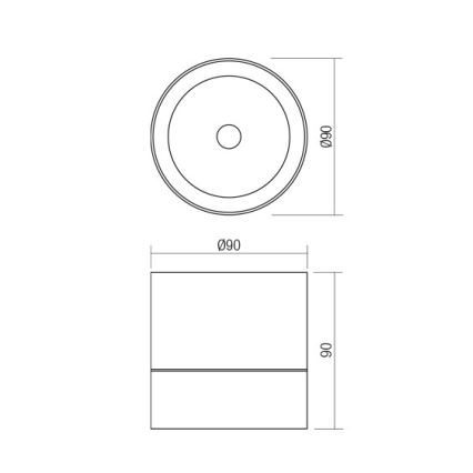 Redo 90628 - LED spoljašnje spot svetlo SHAFT LED/13W/230V 3000K prečnik 9 cm IP65 braon
