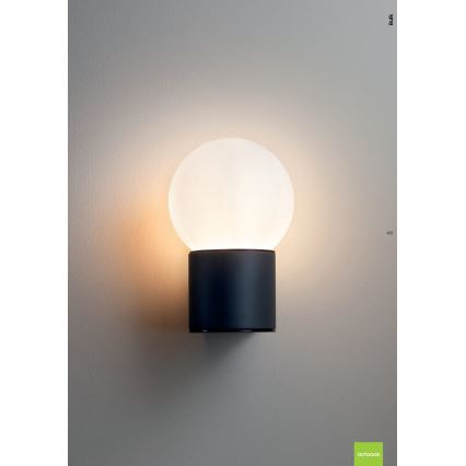 Redo 90640 - Spoljašnje zidno svetlo BULK 1xE27/28W/230V IP44 antracit