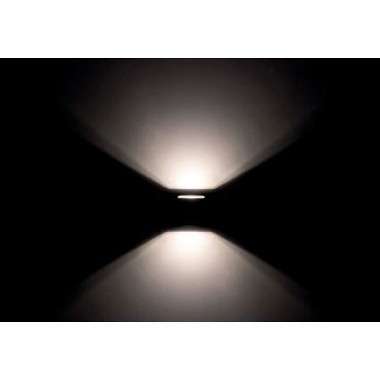 Redo 9065 - LED spoljašnje zidno svetlo BETA 2xLED/6W/230V 3000K IP54 antracit