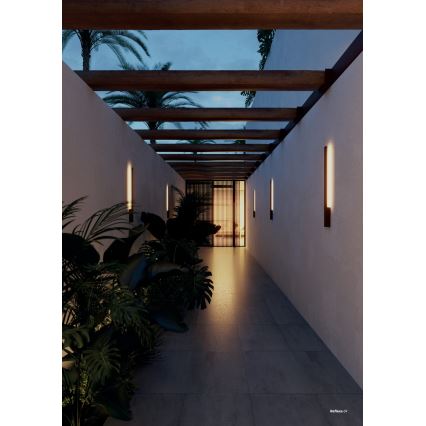 Redo 90870 - LED spoljašnje zidno svetlo REFLEXA LED/6W/230V 3000K CRI 90 IP54 antracit