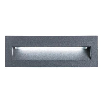 Redo 9092 - LED spoljašnje stepenišno svetlo IGOR LED/6W/230V 3000K IP54 antracit