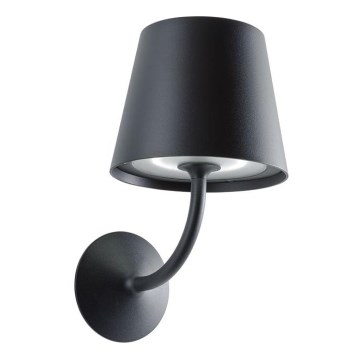Redo 9125 - LED Spoljašnja zidna svetiljka GIORGIO LED/7W/230V IP65 crna
