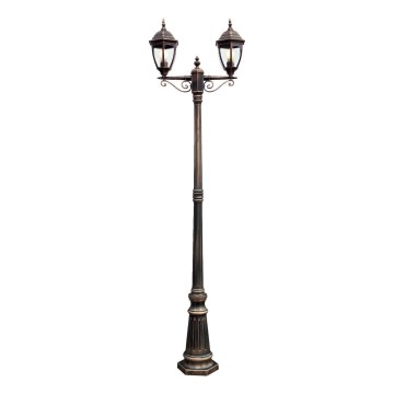 Redo 9609 - Spoljašnja lampa SEVILLA 2xE27/42W/230V IP44 zlatna/patina