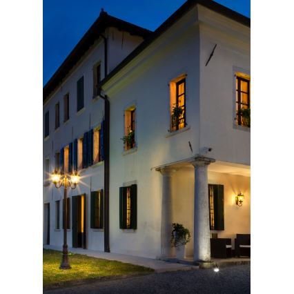 Redo 9656 - Spoljašnja zidna lampa ESSEN 1xE27/70W/230V IP44 braon/patina