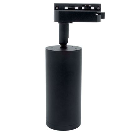 Reflektor MICA za šinski sistem 1xGU10/25W/230V, jednofazni, crni