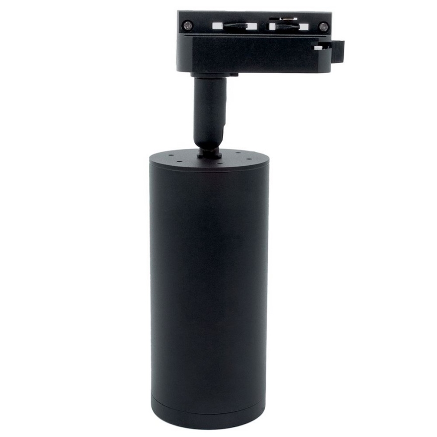 Reflektor MICA za šinski sistem 1xGU10/25W/230V, jednofazni, crni