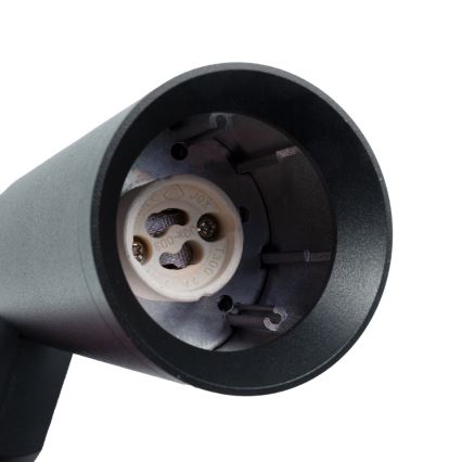 Reflektor MICA za šinski sistem 1xGU10/25W/230V, jednofazni, crni