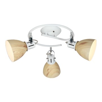 Reflektorska lampa KRATER 3xE27/15W/230V